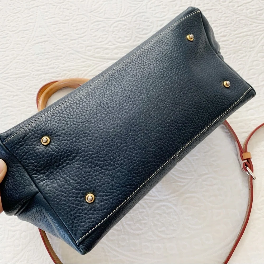 Dooney & Bourke Dillen Leather Double Pocket Satchel‎ and Matching Pouch
